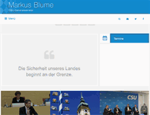 Tablet Screenshot of markusblume.de